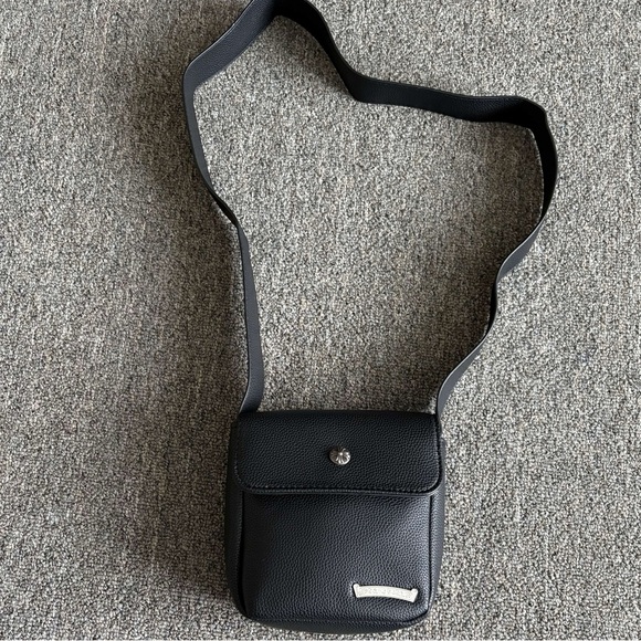 Chrome Hearts Handbags - Chrome Hearts Black Leather Crossbody Bag✔️